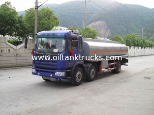 JAC Mobile Refueling Oil Tank Truck 6x2 , Fule Oil Delivery Trucks 20000L
