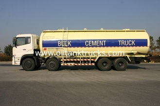 8x4 27cbm Dry Bulk Truck Low Alloy Steel For Flour , Bulk Cement Transportation