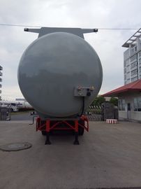 37m3 Oil Tank Truck For Anti - Corrossive Sodium Hydroxide Sulfuric Acid Nitric Acid